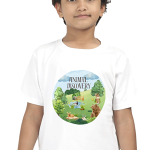 Animal Discovery Kids T-Shirt – Nature-Inspired Wildlife Exploration Tee for Boys