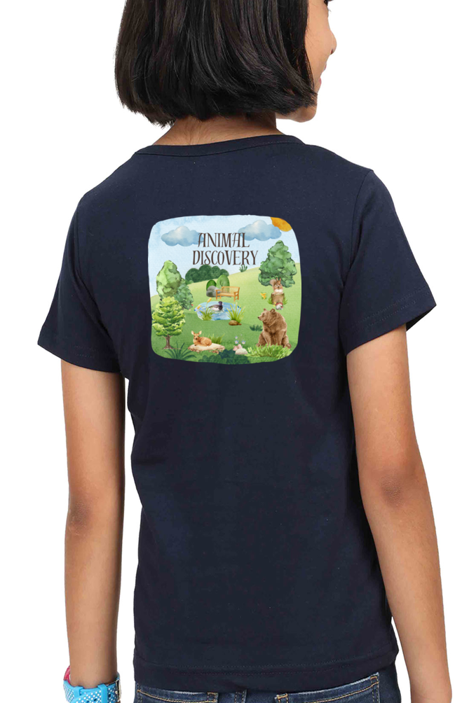 Girls T-Shirt – Nature-Inspired Wildlife Adventure Tee