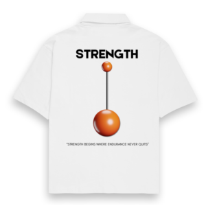 Oversized Shirt – "Resilient by Choice" Strength & Endurance Motivational Design