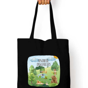 Animal Discovery Tote Bag – Eco-Friendly Kids’ Bag for Little Nature Explorers