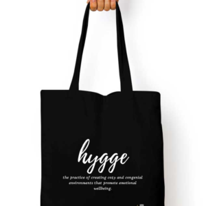 Tote Bag with Zipper – "The Art of Cozy Living" Hygge Definition