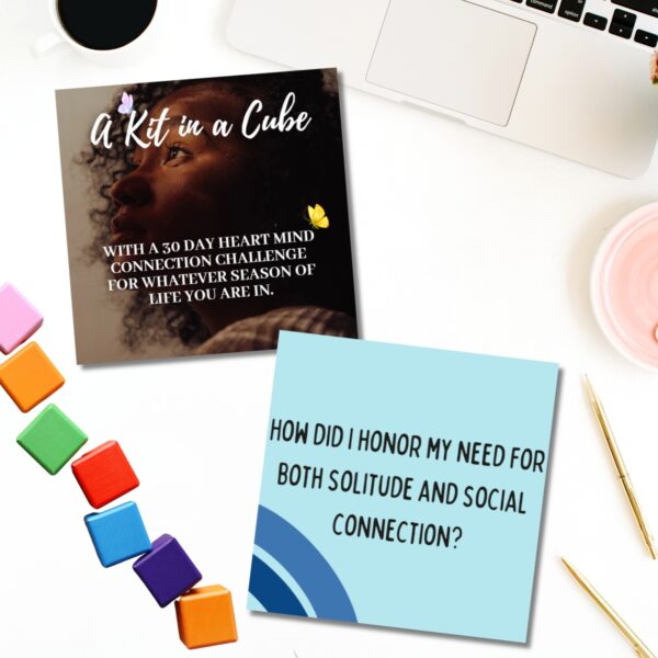 Autism Support Kit – A Kit in A Cube (30-Day Sensory & Emotional Regulation Challenge, 5x5 inch Digital Download)