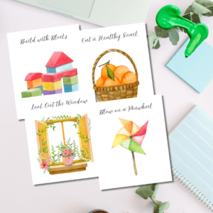 Calming Corner Cards – 30 Printable Mindfulness & Emotional Regulation Cards for Kids (5x6 inch) | Digital Download