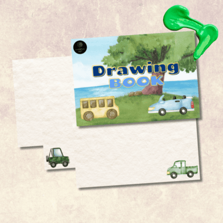 Car Theme Drawing Book for Kids – 20 Pages of Creative Fun | Printable Art Book