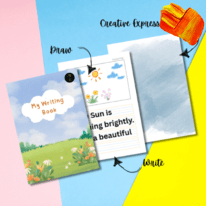 My Writing Book – Creative Expression Journal for Kids | Draw & Write Activity Notebook