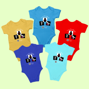 QR-Coded Baby Onesie - I See My Colours Differently - Multiple Colours