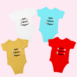 "Poops! I Did It Again" Funny Baby Onesie – Cute & Playful Infant Outfit