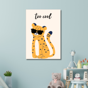 Too Cool Cheetah Poster