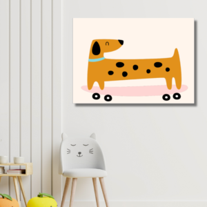 Skater Dog Art poster