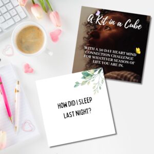 New Mom Self-Care Kit – A Kit in A Cube (30-Day Mindfulness & Wellness Challenge, 5x5 inch Digital Download)