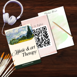 Music & Art Therapy Cards – Set of 30 QR-Integrated Cards | Digital Download