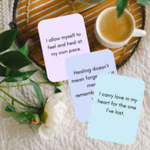 Grief & Healing Cards – Digital Download | Wellness & Comfort in Difficult Times | Set of 30 Cards