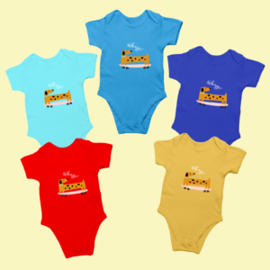 Doggy Goes a Scootin’ Baby Onesie
