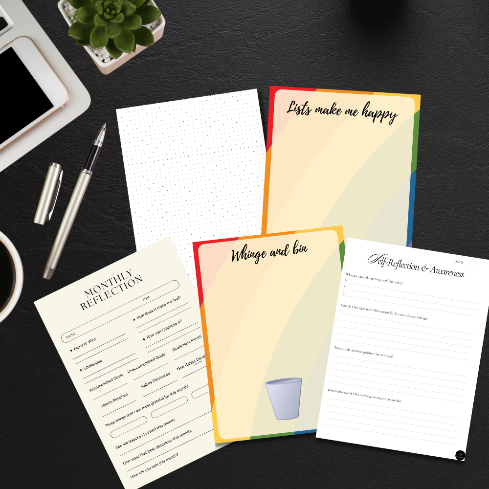 Eclectic – Fun & Colorful Printable Notepad