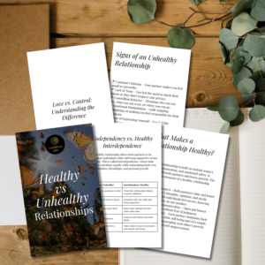 Healthy vs Unhealthy Relationships – A 65-Page Printable Guide for Building Strong, Fulfilling Connections