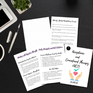 Acceptance and Commitment Therapy (ACT) Workbook - Digital Download