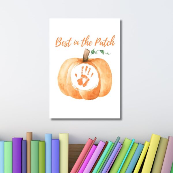 Best in the Patch - A3 Printable Seasonal Classroom Poster | Fall & Harvest-Themed Kids Wall Art | Instant Digital Download