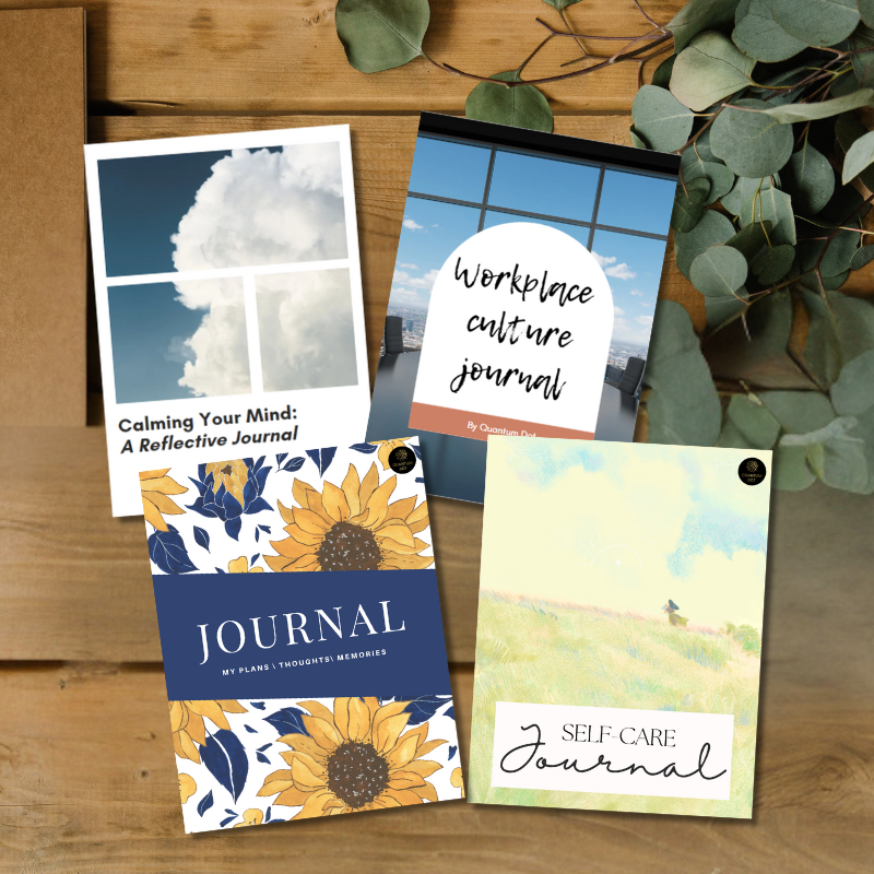 Ultimate Self-Care Journal Bundle – Set of 4 Printable Journals for Mental Wellness, Reflection & Daily Growth (Digital Download, PDF)