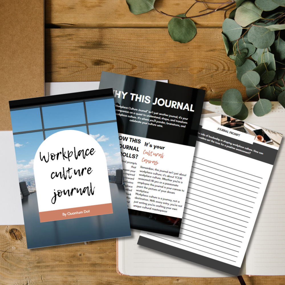 Workplace Culture & Relational Wellness Journal | 30-Page Digital Download | Self-Reflection & Professional Growth