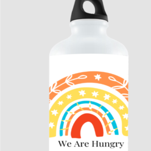 “Hungry for Learning” Sipper Bottle – Motivational Rainbow Design – BPA-Free Water Bottle for Kids, Students, Teachers & Learning Enthusiasts