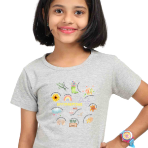 Daily Affirmations Girls’ T-Shirt – Positive Quotes & Mindfulness Tee | Soft Cotton Shirt