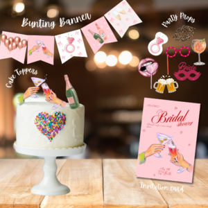 Cocktail Chic Bridal Shower Printable Pack – Digital Download