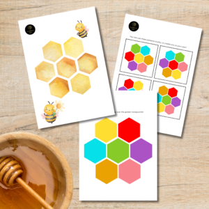 Pattern Making Fun: Hexagon Shape Activity Sheets for Preschoolers