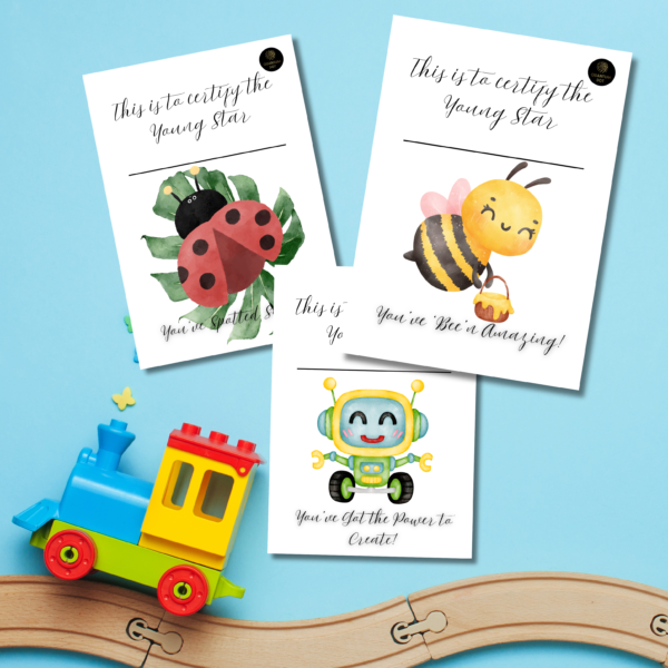 Young Star Certificate Bundle - 9 Fun Achievement Certificates