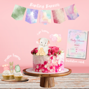 Pastel Baby Shower Essentials Printable Pack – Soft & Sweet Decor Set (Digital Download)
