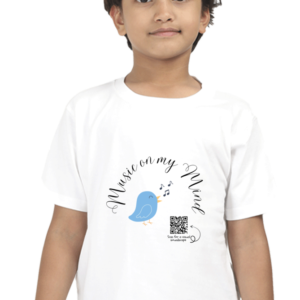 Music on My Mind Boys’ T-Shirt – Headphones & Notes Graphic Tee – Soft Cotton Music Lover Shirt for Kids, School & Everyday Rhythm