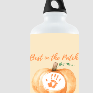 Best in the Patch Sipper Bottle – Pumpkin-Themed Fall Water Bottle – BPA-Free Kids’ Bottle for School, Halloween & Thanksgiving Fun