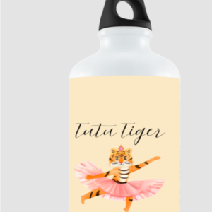 Twinkle Toes Tiger Sipper Bottle – Dancing Tiger BPA-Free Water Bottle – Fun Jungle-Themed Bottle for Kids, School & Everyday Hydration