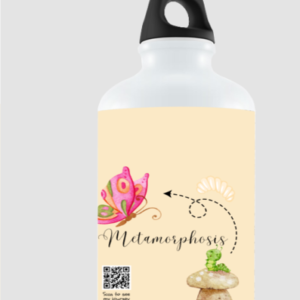 Metamorphosis Sipper Bottle – Butterfly Growth Mindset BPA-Free Water Bottle – Inspirational Drinkware for Kids, School & Everyday Confidence