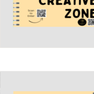 The Creative Zone Notepad – Ruled A5 Notebook with Optical Illusion Cover – Motivational Stationery for Creators, Students & Designers