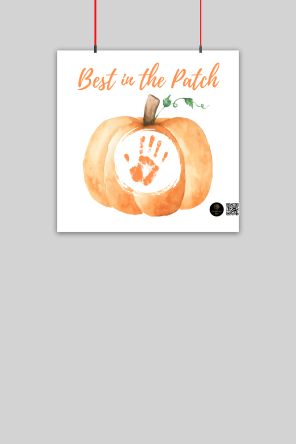 Best in the Patch Poster – Pumpkin-Themed Fall Wall Art – Unframed Seasonal Print for Classrooms, Kids’ Rooms & Thanksgiving Decor