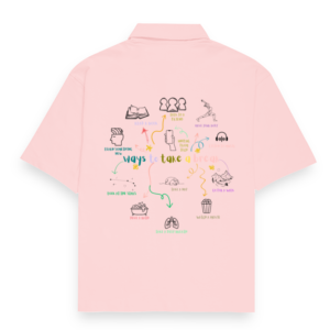 Ways to Take a Break – Oversized Light Shirt | Mental Health Graphic Tee | Unisex Self-Care Statement Shirt