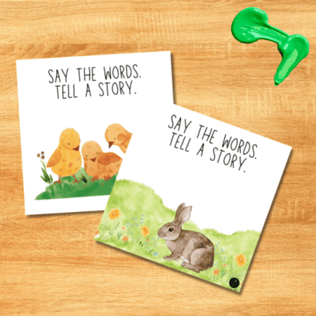 "Say the Words, Tell a Story" – Speaking Cards for Early Learners