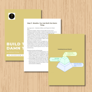 Build the Damn Thing – Digital Summary & Entrepreneur's Action Guide (Inspired by Kathryn Finney)