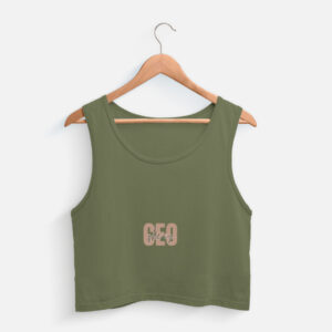 CEO Vibes Crop Tank – Bold, Bossy & Beautiful