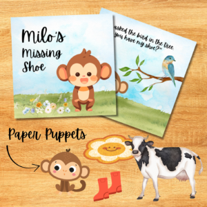 Milo’s Missing Shoe – Storybook with Printable Paper Puppets | Kids Interactive Story