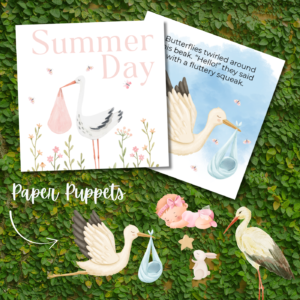 Summer Day – Interactive Storybook with Paper Puppets for Kids