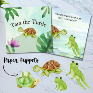 Tara the Turtle – Interactive Storybook with Paper Puppets