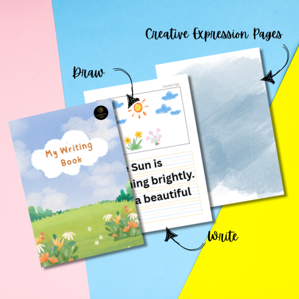 My Writing Book – Creative Expression Journal for Kids | Draw & Write Activity Notebook
