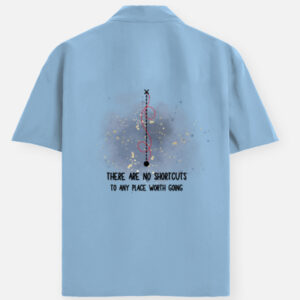 "No Shortcuts" Unisex Oversized Shirt