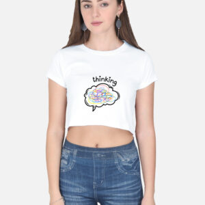 Thinking - Crop Top