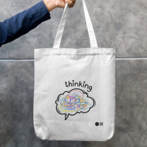 Thinking - Tote Bag Zipper