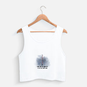 There Are No Shortcuts" Motivational Tank Crop Top