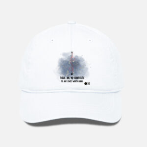 "There Are No Shortcuts" Motivational Unisex Cap