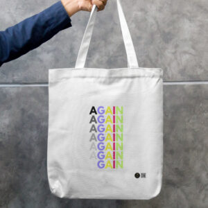 Again | Tote Bag Zipper