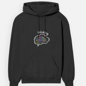 Thinking - Dark Unisex Hoodie